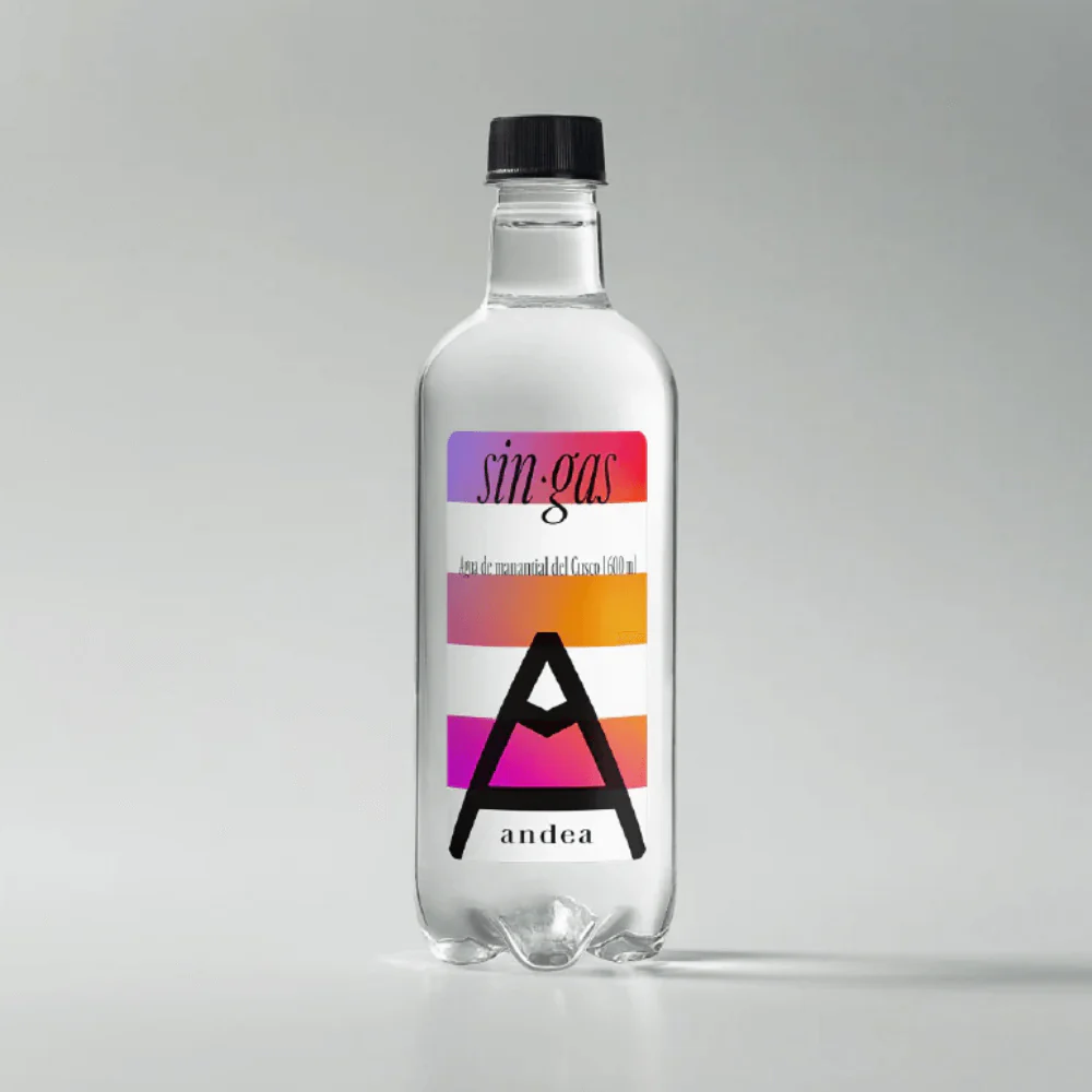 AGUA ANDEA PET 600 ML SIN GAS PAQ X 15 UND